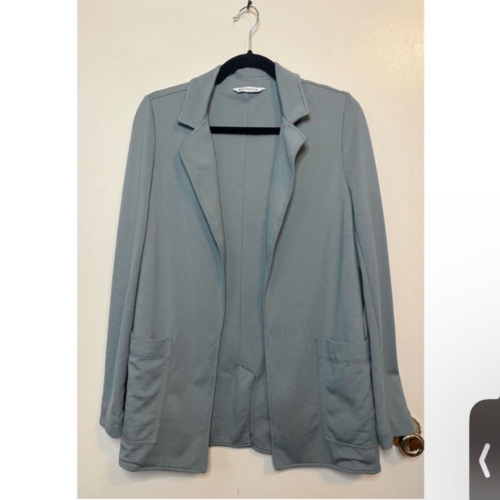 Athleta Sage Green Women's Blazer - Picture 2 of 6